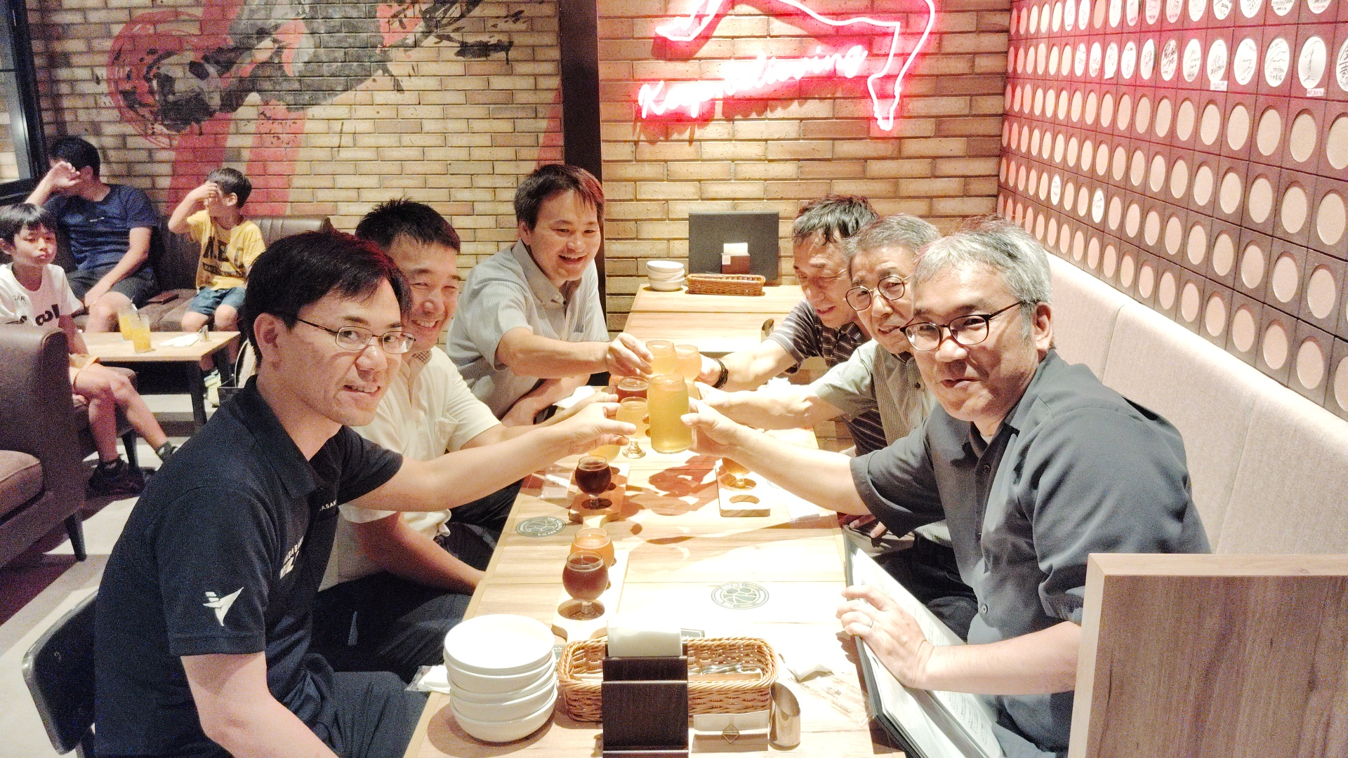 ビールで暑さを吹き飛ばします