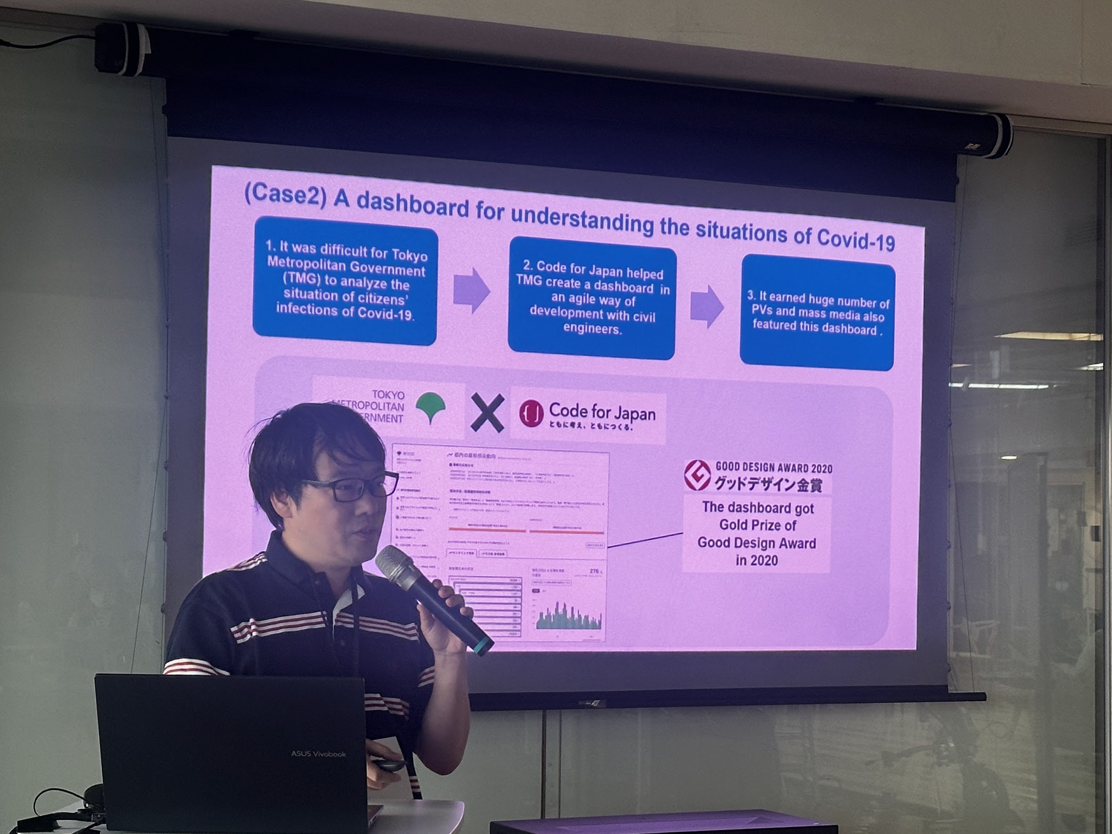 日本でのコロナ禍でのダッシュボード製作の取り組みの紹介